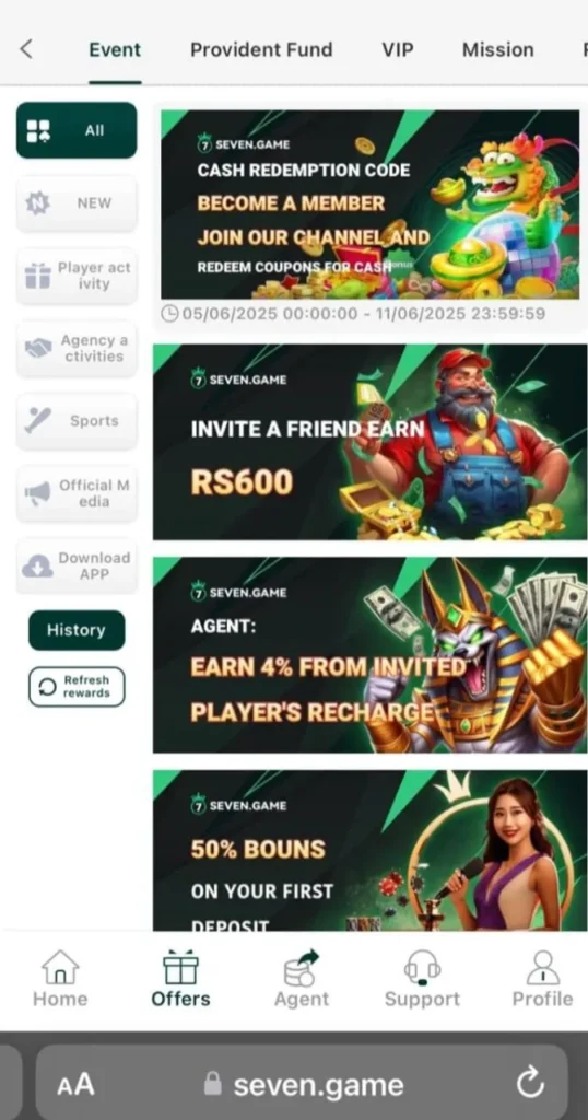 Seven 7 Game