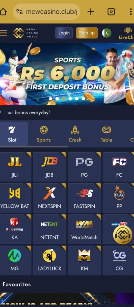 Mega Casino world